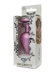 Анальна пробка - Jewellery Pearl Pink Plug Clear L - мініатюра 7
