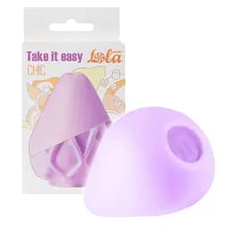 Мастурбатор яйце Lola Games Take it Easy Chic (фіолетовий) - мініатюра 8