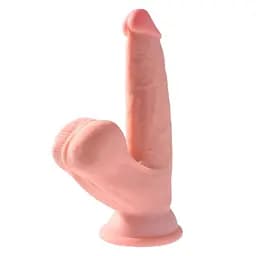 Фалоімітатор King Cock Plus TDC With 6", 19.5 см (тілесний)