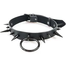 Чоловічий чокер з шипами Art of Sex - Archie LeaTher And Spikes