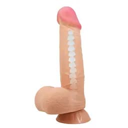 Фалоімітатор - Pretty Love Sliding Skin 8.5" Flesh - мініатюра 2