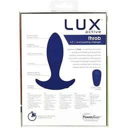 Анальна пробка з пульсацією Lux Active Throb 4.5" Пульт дистанційного керування - мініатюра 9