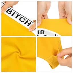 Трусики Lovetoy Ingen Bitch Vibrating Panties М жовтий - мініатюра 18