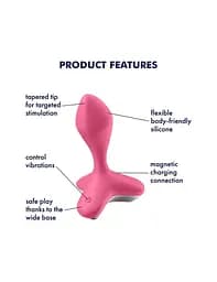 Анальний затор із вібрацією Satisfyer Game Changer Pink Satisfyer IG006789; SO6104 92431 - мініатюра 2