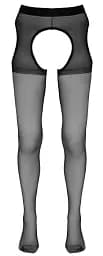 Колготки Cottelli Collection Sex Tights L/XL чорний - мініатюра 6