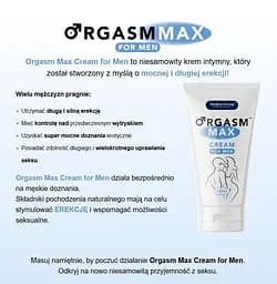 Крем для чоловіків Orgasm Max Cream for men 50 ml - мініатюра 2