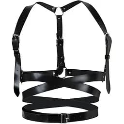 Шкіряна портупея Art of Sex - Melani LeaTher harness, Чорна XS-M