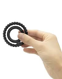 Подвійне ерекційне кільце Dorcel Dual Ring 5.7 см чорний - мініатюра 6