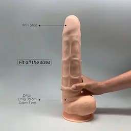 Мінімастурбатор ротик Alive Oral Mini Masturbator (Flesh) - мініатюра 4