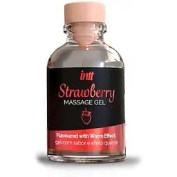 Масажний гель для інтимних зон Intt Strawberry (30 мл) - мініатюра 2