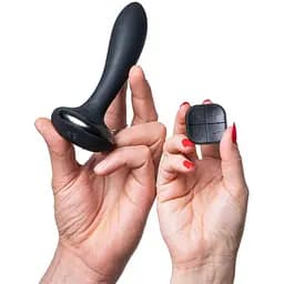Анальна вібропробка Hot Octopuss PleX з flex Treble and Bass Technology 2 мотора пульт ДК - мініатюра 3