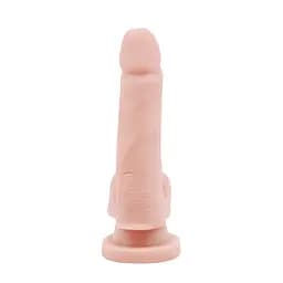 Фалоімітатор Mister Dixx Dual Density 5.7" 14.5 см тілесний - мініатюра 6