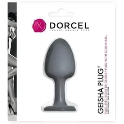 Анальна пробка Dorcel Geisha Plug з кулькою всередині створює вібрації діаметр 3.2 см. - мініатюра 2