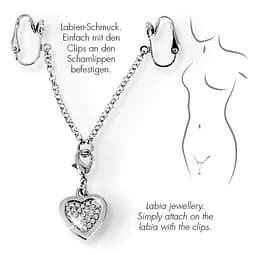 Затискач для клітора Intimate Heart-shaped Chain Orion 42-07707520000 98931 - мініатюра 2