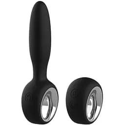 Анальная пробка Dream Toys Crius Remote Plug 15 см (черный)