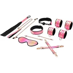 Бондажний набір Liebe Seele Bondage Set 8 шт. рожевий