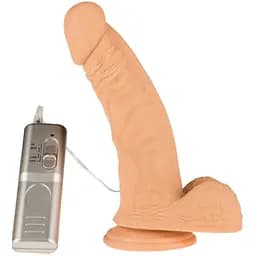 Фаллоимитатор с вибрацией Alive Dr.No 20 см телесный