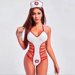 Костюм для рольових ігор медсестра S/M K000064