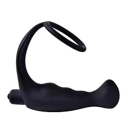 Анальный вибромассажер простаты Roger-4 Черный K000575