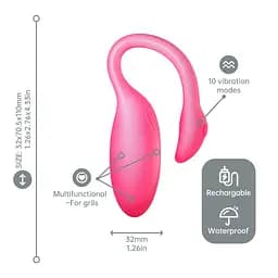 Смарт-віброяйце Magic Motion Flamingo Max Pink Magic Motion SX2194 101049 - мініатюра 11