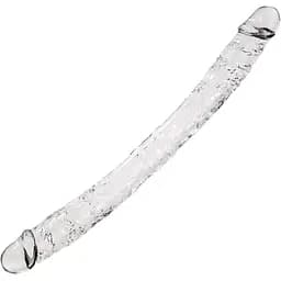 Прозорий двосторонній фалоімітатор Alive Supreme Jelly Dildo