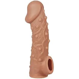 Насадка на пеніс Kokos Cock Sleeve CS 002 M 15.6 см тілесний