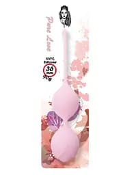 Вагінальні кульки Silicone Kegel Balls рожеві 36 мм - мініатюра 2