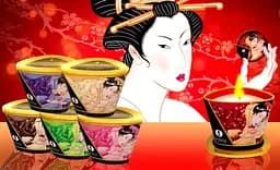 Масажна свічка Shunga Massage Candle – Rose Petals (170 мл) Shunga SH045001; SO2510 93338 - мініатюра 3
