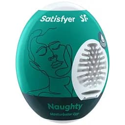 Самосмазывающий мастурбатор-яйцо Satisfyer Masturbator Egg Naughty (одноразовый)