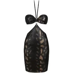 Сукня під зміїну шкіру Obsessive Vivianty dress чорна XS/S - мініатюра 5