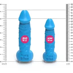 Крафтове мило-член із присоскою Pure Bliss Big Blue - мініатюра 5