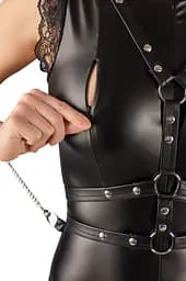 Боді Cottelli Collection Bondage Matte XL чорний - мініатюра 6