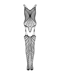 Ажурний бодістокінг під павутину Obsessive Bodystocking G325 black чорний комбінезон імітації S/M/L - мініатюра 5