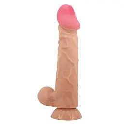 Фалоімітатор - Pretty Love Sliding Skin 9.4" Flesh - мініатюра 3