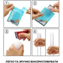 Мастурбатор Tenga Pocket BLock Edge - мініатюра 5