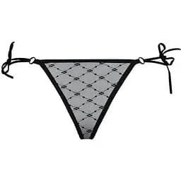 Трусики на зав'язочках з боків Passion Exclusive ZITA Thong Black L/XL - мініатюра 6