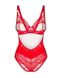 Боді Obsessive Aliosa L/XL червоний - мініатюра 7
