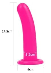 Фалоімітатор - Holy Dong Medium 5.5" Pink - мініатюра 4