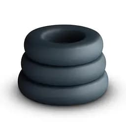 Набір ерекційних кілець Boners 3-Piece Hefty Cock Ring Set - мініатюра 3