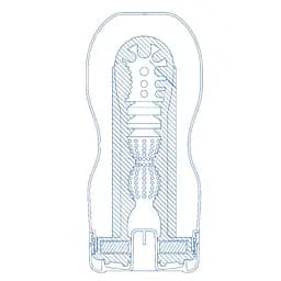 Мастурбатор Tenga Original Vacuum Cup Extra Cool білий - мініатюра 2