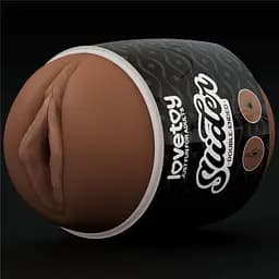 Мастурбатор Slider Double-Ended Masturbator Vagina and Anus Brown - мініатюра 5