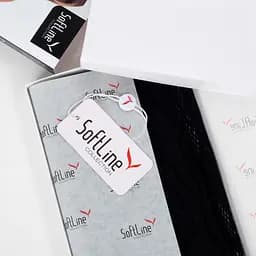 Бодістокінг SoftLine, сітчастий з візерунком, чорний SoftLine 89-203710 103543 - мініатюра 5