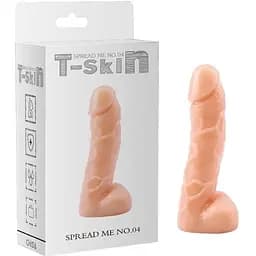 Фалоімітатор Chisa T-Skin Spread Me No.04 17.7 см тілесний