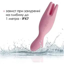 Подвійний вібратор Svakom Nymph Pale Pink - мініатюра 5