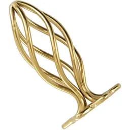 Анальна пробка Lockink Sevanda Hollow Spiral Golden Metal M - мініатюра 2
