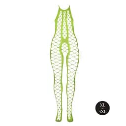 Бодістокінг Ouch! Bodystocking With Halterneck Green, XL/4XL - мініатюра 4