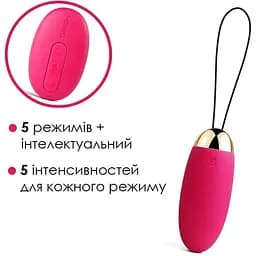 Віброяйце з пультом керування Svakom Elva Plum Red - мініатюра 3