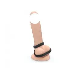 Подвійне ерекційне кільце Dorcel Dual Ring Чорний K000656 - мініатюра 4