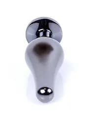 Анальна пробка - Jewellery Dark Silver BUTT PLUG- Purple - мініатюра 6