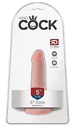 Фалоімітатор Pipedream King Cock 12.7 см тілесний - мініатюра 6